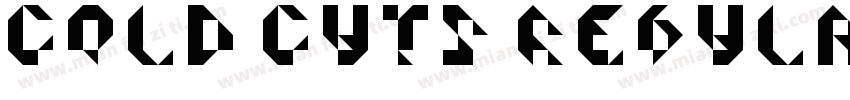 Cold Cuts Regular字体转换